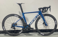Bicicleta de Carretera de Fibra de Carbono SK02 al por Mayor, con Cambio Electrónico, Frenos de Disco Aerodinámicos, 12 Velocidades, Ligera, para Ciudad y Carreras