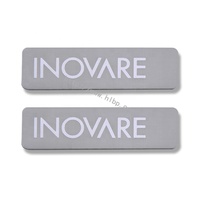 Placa de identificación de aluminio, placa personalizada con logotipo