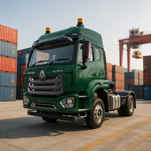 Camion tracteur d'occasion Sinotruk HOWO NX 6x4 371 430HP Weichai Euro 2 10 roues LHD poids lourd pour l'Afrique - Product Image 1