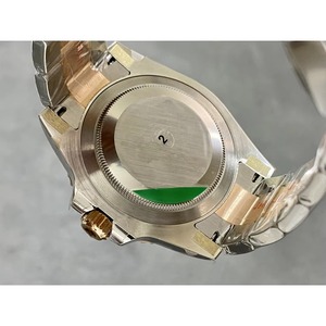 Reloj Drioshipping para hombre, reloj mecánico automático GMT, acero inoxidable, bisel de cerámica azul y rojo, cristal de zafiro, reloj para hombre de 40mm - Product Image 6