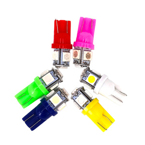 Ampoule LED T10 12V 6000K verte Canbus W5W 194 168 5050 5SMD, éclairage de signalisation pour intérieur de voiture, lampe de lecture, garantie 1 an - Product Image 1