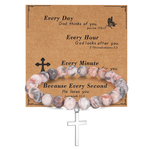 Браслет из натурального камня и дерева жизни - Product Image 2