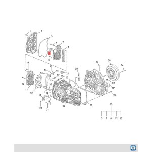 6T45E <b>Control</b> <b>Valve</b> Body Cover with Wiring Harness Connector Hole Seal 24242273 Product - Product Image 2