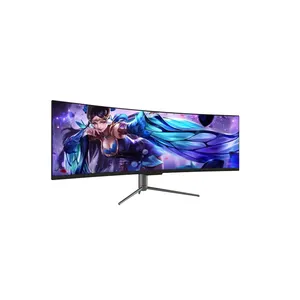 Computer pc freesync HDR 5K DQHD 5120x1440 120HZ 144HZ monitor curved 49inch QLED oled 4k monitor gaming