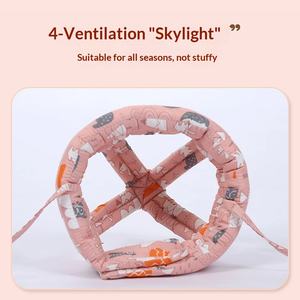 Gorro Anticaídas para Bebés, Diseño de Dibujos Animados, Poliéster Seguro, Transpirable y Lavable, Apto para Todas las Estaciones - Product Image 3