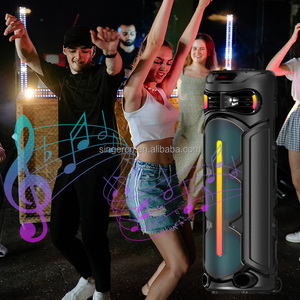 Zqs8312 Mới Nhất Bass Loa Ba 8 Inch Loa Lớn TWS Stereo Loa Với Ánh Sáng Mát Điều Khiển Từ Xa Không Dây Microphone - Product Image 6