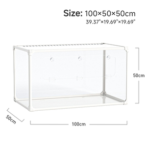 <span class=keywords><strong>Cage</strong></span> à hamster en gros, personnalisée, transparente, grand espace, habitat pour hamster 100 cm, <span class=keywords><strong>cage</strong></span> pour animaux de compagnie en acrylique à assembler - Product Image 3