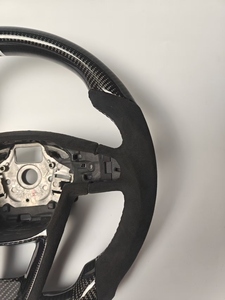 <span class=keywords><strong>Volant</strong></span> en cuir et fibre de carbone TY <span class=keywords><strong>Seat</strong></span> <span class=keywords><strong>Leon</strong></span> Cupra MK3 & Jetta avec palettes de changement de vitesse magnétiques - Product Image 5