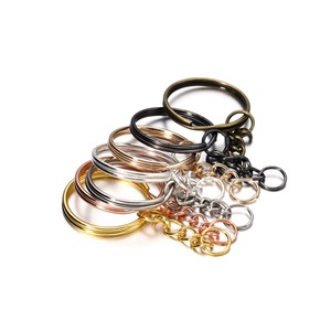 Llavero de Metal, Aleación de Zinc, Cadena Redonda de un Solo Bucle, Accesorios de Joyería DIY, Venta al Por Mayor - Product Image 5
