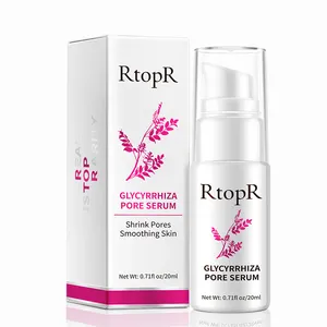 RtopR Glycyrrhiza Face Pore Repair Serum Collagen Face Anti Wrinkle Whitening Cream Oil Control Hydrating Effective Shrink Pores
