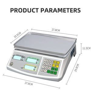 30kg/1g इलेक्ट्रॉनिक गिनती पैमाने पर वाणिज्यिक डिजिटल वजन कंप्यूटिंग फल पैमाने - Product Image 4