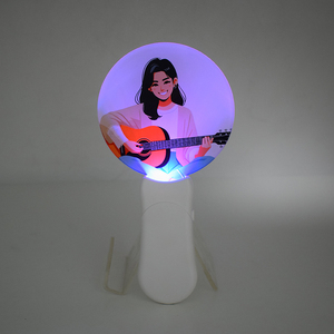 Qualisub acrílico LED Cheer Stick sublimación Cheer Stick espacios en blanco 7 colores LED Cheer Stick hoja acrílica para impresión DIY - Product Image 6