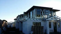 Bâtiment préfabriqué duplex maison maisons préfabriquées de luxe moderne