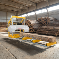 Scie à ruban portative QNR de haute qualité pour le travail du bois, scierie à bois, machine à couper les bûches