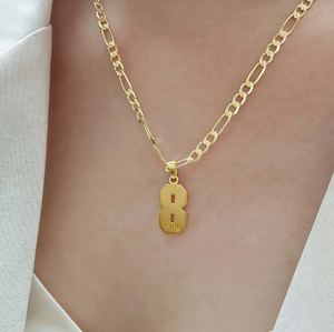 Collar con Nombre Digital Personalizado de Acero Inoxidable con Certificación CE, Diseño con Número, Regalo para Padre o Novio - Product Image 6