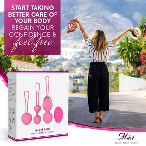 Bola de estrés de silicona impermeable para ejercicio vaginal, bolas <span class=keywords><strong>Kegel</strong></span> después del <span class=keywords><strong>embarazo</strong></span> - Product Image 6