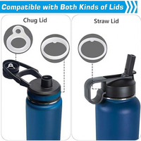 Joints d'étanchéité de rechange en silicone de qualité alimentaire pour bouteille d'eau Thermoflask 40oz, anti-fuite, joint torique, vente en gros OEM