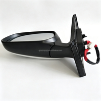 Espejo Lateral Plegable Eléctrico de 7 Pines para Toyota RAV4 2008-2013, Espejo Retrovisor Ajustable con Luz Indicadora de Señal de Giro