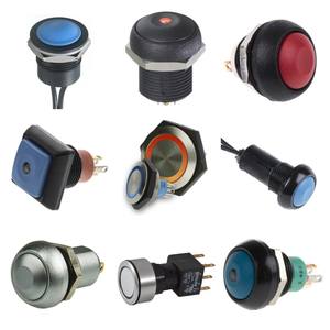 IPR3SAD3104 푸시 버튼 스위치 순간 패널 장착 13.6mm 컷아웃 SPST 28V dc IP67 - Product Image 5