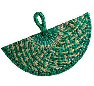 Colourful Bohemian Seagrass <b>Wall</b> Hanging <b>Fan</b> Handwoven Natural Wicker <b>Decorative</b> <b>Fan</b> Tropical Home Accent Made in Vietnam - Product Image 6