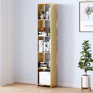 Простая книжная полка, компактная креативная полка для спальни, полка для хранения книжного шкафа, узкая многофункциональная - Product Image 2