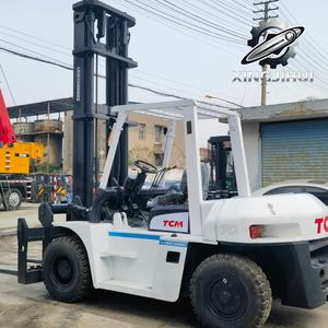 Chariot élévateur TCM FD70Z8 7 tonnes, chariot élévateur d'occasion, Japon, 6 tonnes, moteur Isuzu 6BG1, machine d'occasion, chariot élévateur à essence, 4500MM, 7000KG - Product Image 5