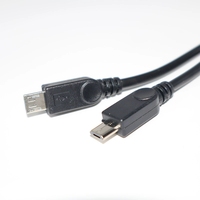 Câble de charge micro USB 2-en-1 de 30 cm avec double port USB, câble de charge en Y, cordon de charge, fil de connexion – Fourniture directe usine