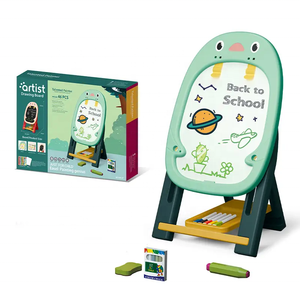 2022 Neuankömmlinge doppelseitiges Zeichenbrett Kinder Lernspiel zeug magnetisches Schreib brett Spielzeug - Product Image 1