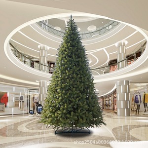 Arbre de Noël commercial d'extérieur 3m 4m, résistant aux UV, imperméable, grand arbre de Noël artificiel ignifuge pour place publique, toit - Product Image 2