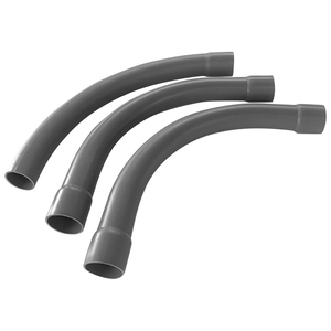 Tùy chỉnh trong nhà và ngoài trời điện ống dẫn núm vú phù hợp nhựa <span class=keywords><strong>PVC</strong></span> flaring điện ống dẫn cong ống - Product Image 4