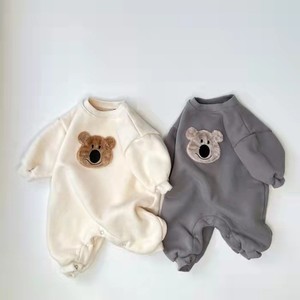 Disponibile vestiti <span class=keywords><strong>per</strong></span> <span class=keywords><strong>neonati</strong></span> svegli boutique In <span class=keywords><strong>maglia</strong></span> morbida ragazzi e ragazze tessuto di cotone maniche lunghe con pagliaccetto <span class=keywords><strong>per</strong></span> bambini tinta unita - Product Image 3