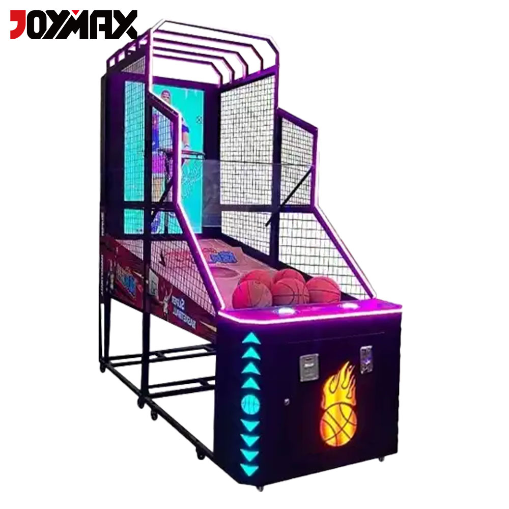 LCD Basketball Rebounding Machine Coin Operated Shooting Gaming Indoor Arcade Amusement Game Center Entertainment Equipment Room