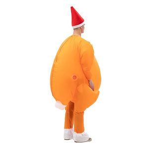 ชุดคอสเพลย์เป่าลมสำหรับผู้ใหญ่,ชุดมาสคอตคริสต์มาสไก่งวงชุดปาร์ตี้แฟนซี - Product Image 6