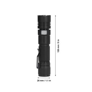 1800 Lumens High Brightness EDC <b>Flashlight</b> Rechargeable Small Torch Light Portable Tactical Magnetic <b>Flashlight</b> - Product Image 2