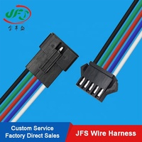 Câble de connecteur de faisceau de câblage pour vélo électrique, fabrication en usine, DT4 JST SM, prise mâle/femelle, âme en cuivre, 600V, longueur personnalisée