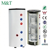 Réservoir de stockage d'eau chaude solaire électrique certifié WRAS CE/PED/RoHS, en acier inoxydable, 100L-200L – Promotion
