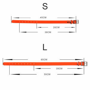 Collier de chien <span class=keywords><strong>TPU</strong></span> écologique de luxe de haute qualité confortable résistant à l'usure collier pour animaux de compagnie étanche facile à nettoyer colliers de chien doux - Product Image 6