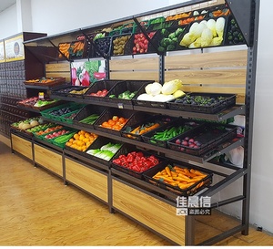 Nouvelle <span class=keywords><strong>vente</strong></span> magasin <span class=keywords><strong>de</strong></span> détail présentoir légumes et fruits supermarché étagères chine supermarché rack pour supermarché - Product Image 5