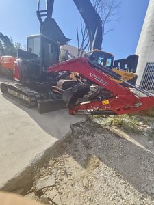 Mini-excavatrice YANMAR VIO55 d'occasion presque neuve, d'origine japonaise, système hydraulique fluide pour travaux d'ingénierie municipale - Product Image 2