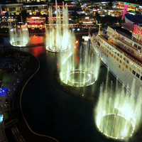 Fontaine musicale et dansante d'extérieur DEWY en acier inoxydable, spectacle aquatique moderne commercial avec 2 ans de garantie