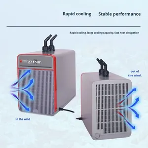 Aoling التلقائي درجة حرارة ثابتة آلة تبريد الحوض خزان أسماك المياه العذبة مروحة تبريد خزان المرجان منتجات الحيوانات الأليفة - Product Image 4