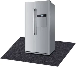 Tapis de réfrigérateur antidérapant et imperméable sous les boissons, absorbe l'eau, le tapis de réfrigérateur en feutre protège le sol de l'eau et des déversements