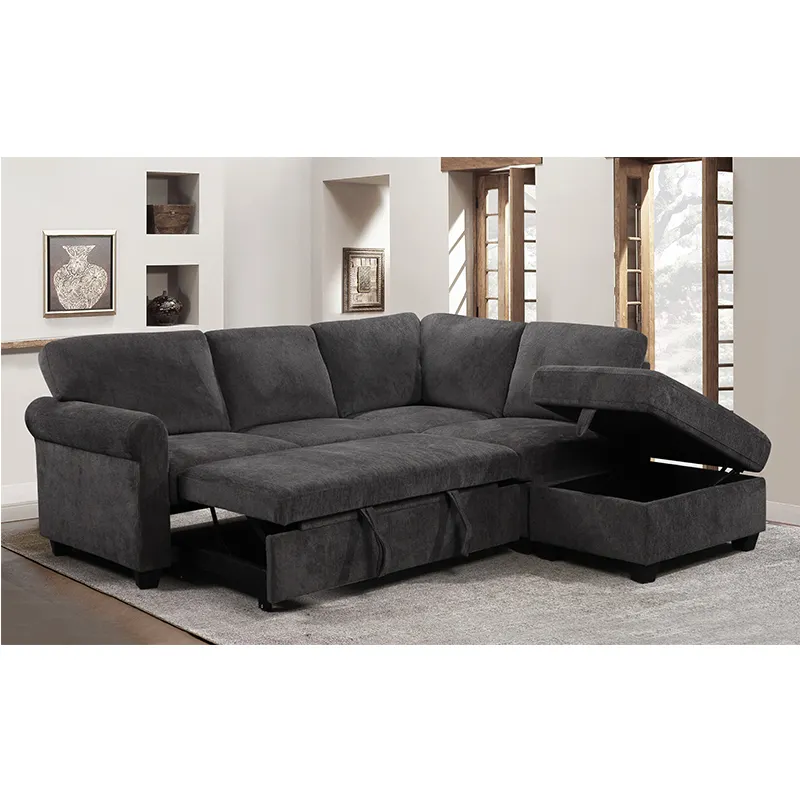 Tianhang Furniture 4 Sitze Ottomane Sofa faltbar Cabrio Wohnzimmer billig Sofa Schlafs ofa mit USB