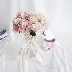 Factory Wholesale <b>Artificial</b> <b>Hydrangea</b> 6-fork Fake <b>Hydrangea</b> Wedding and Birthday Party Decoration Fake Flowers - Product Image 2
