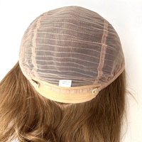 Perruque en cheveux humains vierges Remy européens de 10 pouces, blonde platine, perruque juive casher, dentelle de soie respirante, perruque médicale