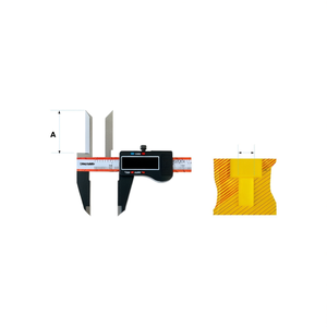 Calibre numérique avec pointes longues, calibres numériques et mécaniques pour des mesures précises - Product Image 2