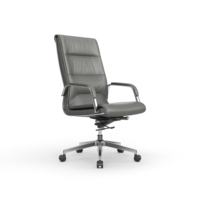 Chaise d'ordinateur, chaise de bureau pivotante et réglable en hauteur avec dossier ergonomique et roulettes