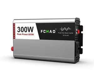 อินเวอร์เตอร์ไฟรถยนต์แบบพกพา600/300W DC 12V เป็น AC 110V 220V อินเวอร์เตอร์เพียวไซน์เวฟ