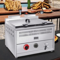 Friteuse à gaz pour poulet frit KFC - Utilisation commerciale dans les restaurants, capacité de 8 L, haute productivité, garantie d'un an