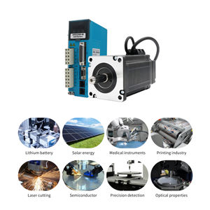 Stepper + <span class=keywords><strong>3</strong></span> <span class=keywords><strong>3</strong></span>-fase 220V Motor Servo Stepper Putaran Tertutup Hibrida dan Penggerak untuk Aksesori Mesin Ukiran - Product Image 5